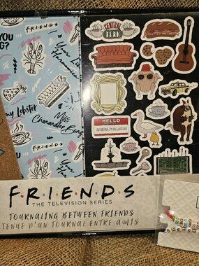 Friends TV Series Journaling Between Friends Kit Fashion Angels New 2 Bracelets